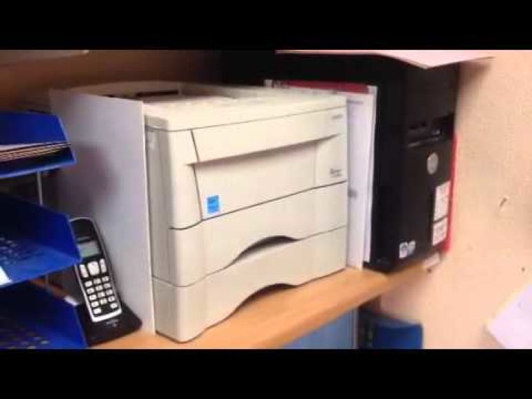 Cool Trick: The Printer That Catches its own Paper