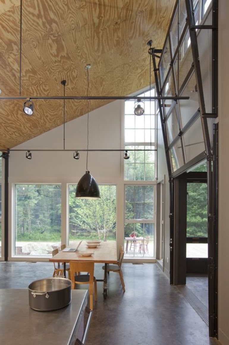 Plywood Ceiling