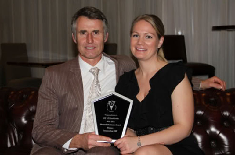 Mr Verandah receives Monash Business Award