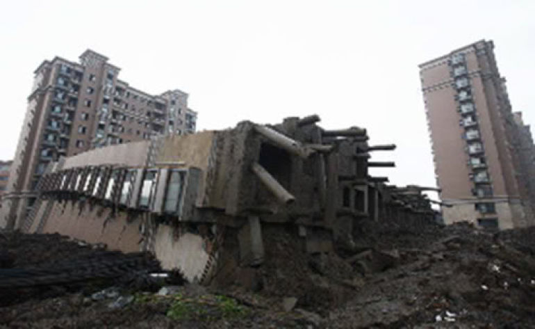 Fallen Buildings