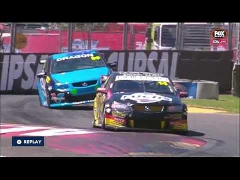 Awesome camera work on James Golding's Dunlop V8 Supercar Crash - Clipsal 2015