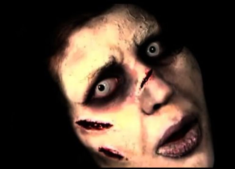 scary face