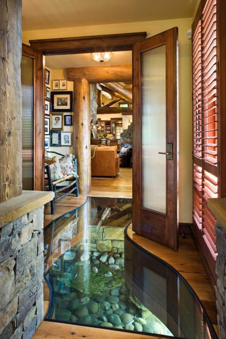 Creek that flows under the house