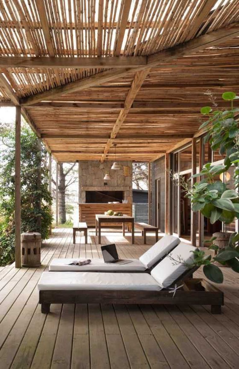 Timber shade structure