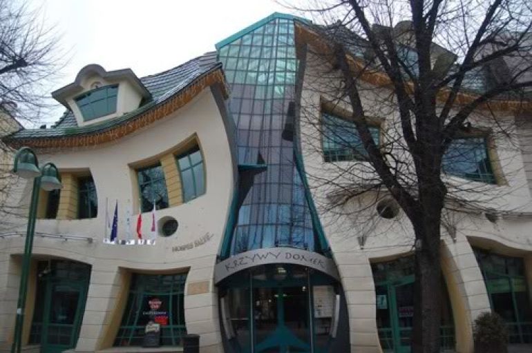 wonky house