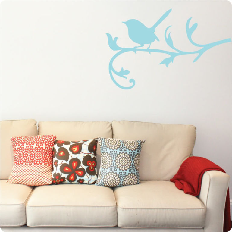 Blue Wren Wallart from thewallstickercompany.com.au