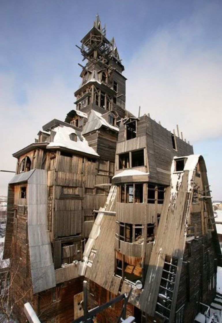 wooden house