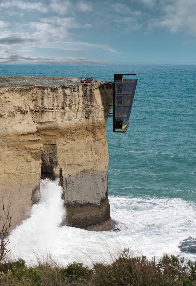 You Won't Believe This Incredible Cliff-Hanging House…