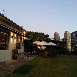Outdoor commercial lighting for North Sydney restourant, La Camp