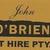 O'BRIEN PLANT HIRE PTY LTD Logo