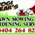 Yogi Bears Lawn Mowing and Gardening Services Logo