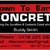 Down to Earth Concreting Logo