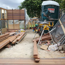 Progress.. Backyard entertainment Area